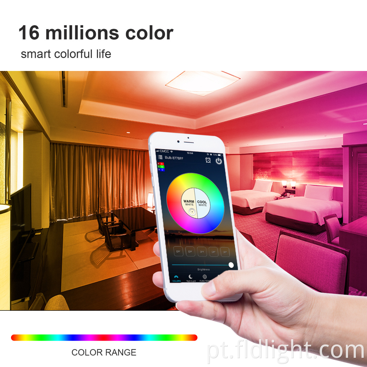 16 millions color smart bulbs